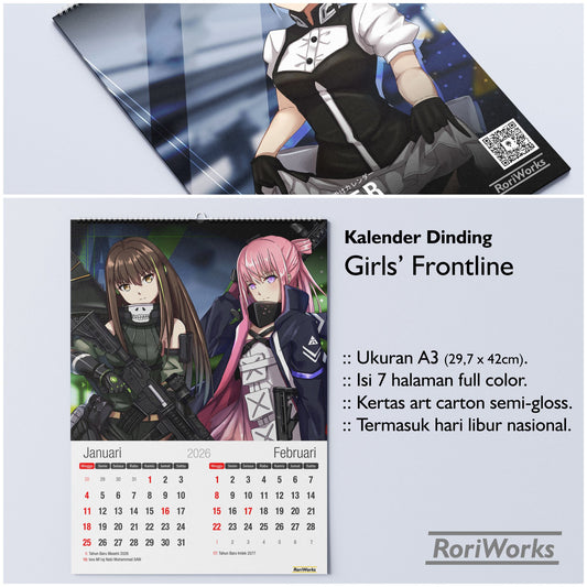 Kalender Dinding 2026 - Girls' Frontline