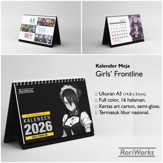 Kalender Meja 2026 - Girls' Frontline