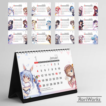 Kalender Meja 2026 - Hololive