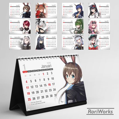 Kalender Meja 2026 - Arknights