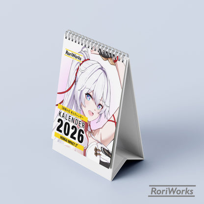 Kalender Meja Mini 2026 - Honkai Impact 3rd