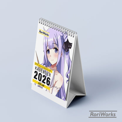 Kalender Meja Mini 2026 - Azur Lane