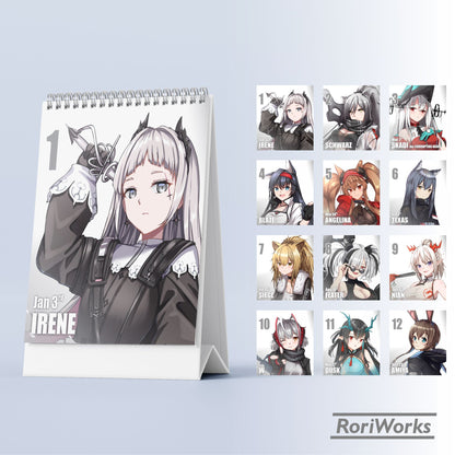 Kalender Meja Mini 2027 - Arknights