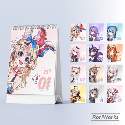 Kalender Meja Mini 2027 - Hololive