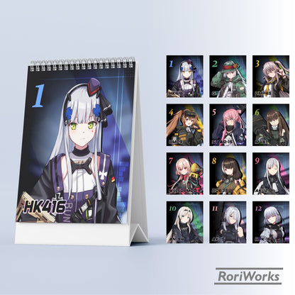 Kalender Meja Mini 2027 - Girls' Frontline