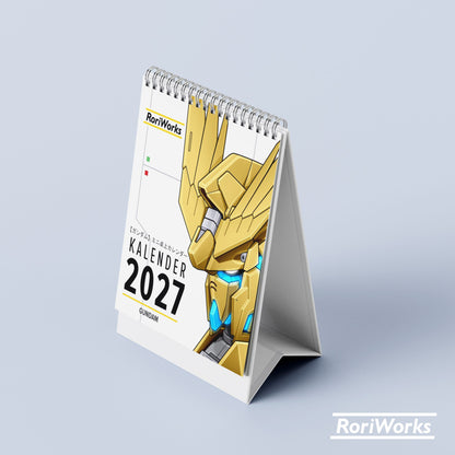 Kalender Meja Mini 2027 - Gundam