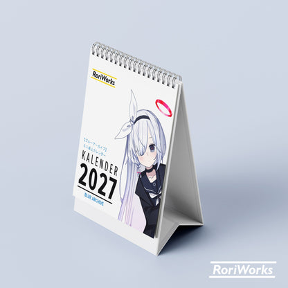 Kalender Meja Mini 2027 - Blue Archive