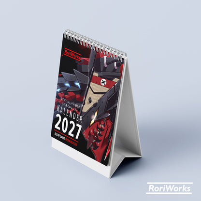 Kalender Meja Mini 2027 - Azur Lane (Iron Blood)