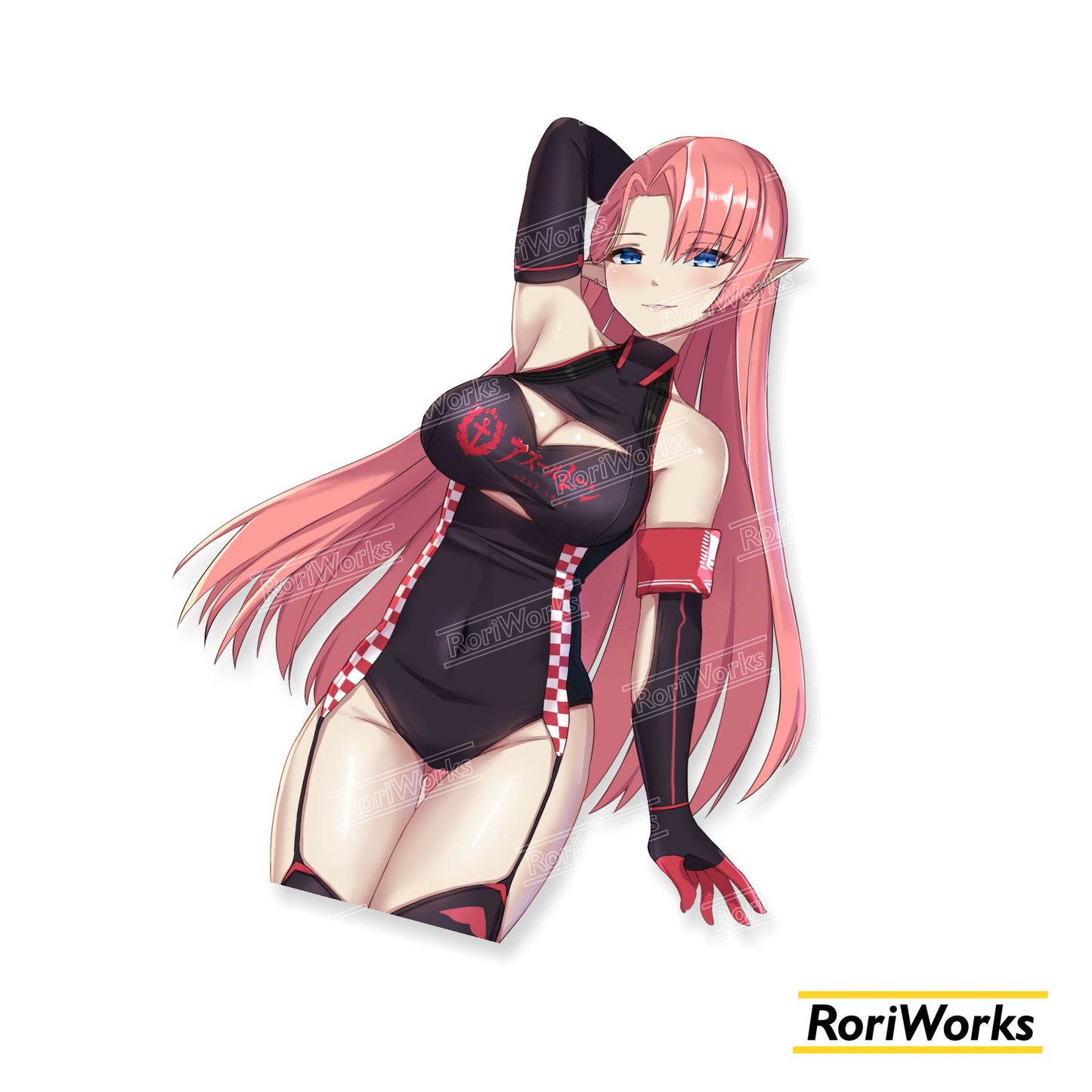 Stiker Duke of York (Race Queen) | Azur Lane