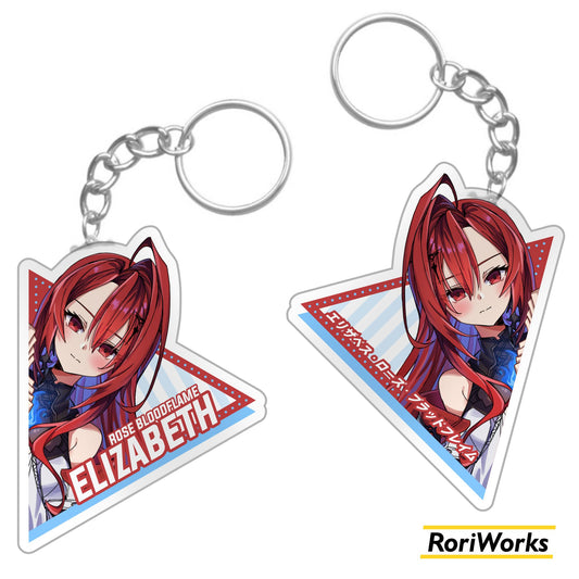 Keychain - Elizabeth Rose Bloodflame