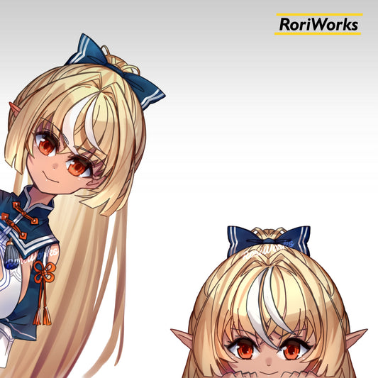 Stiker Intip Flare Shiranui | Hololive