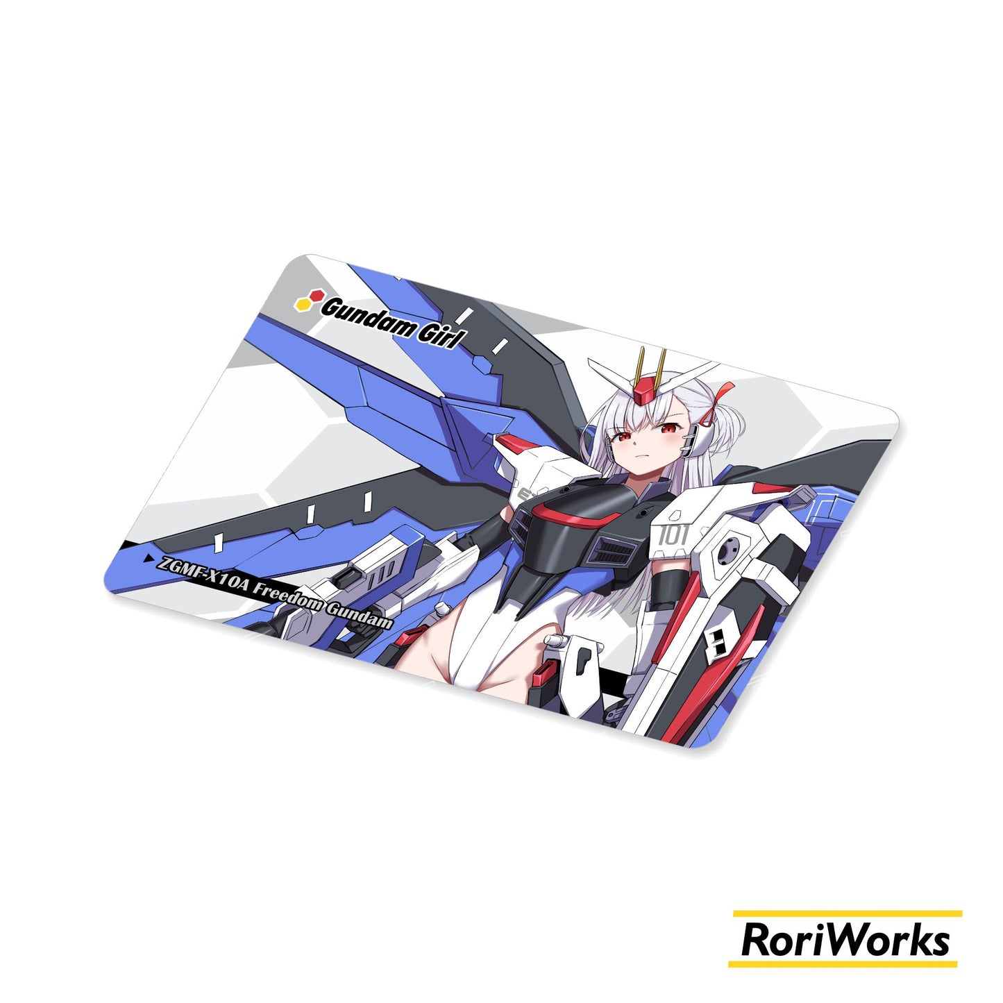 Stiker Kartu - Freedom Gundam (Mecha Musume)