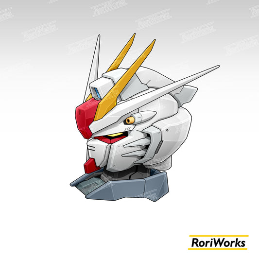 Stiker Freedom Gundam Head
