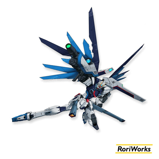 Stiker Freedom Gundam