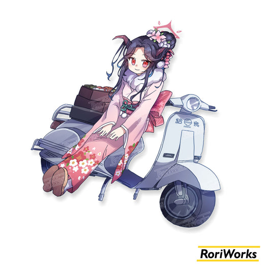 Stiker Fuuka Aikiyo (Vespa) | Blue Archive