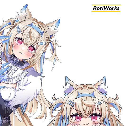 Stiker Intip Fuwawa Abyssgard | Hololive