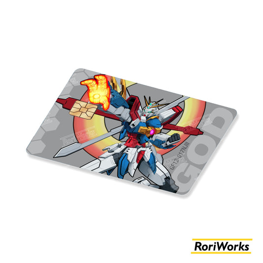 Stiker Kartu - God Gundam