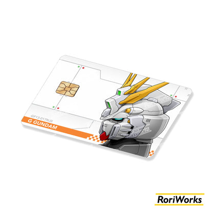 Stiker Kartu - God Gundam Head