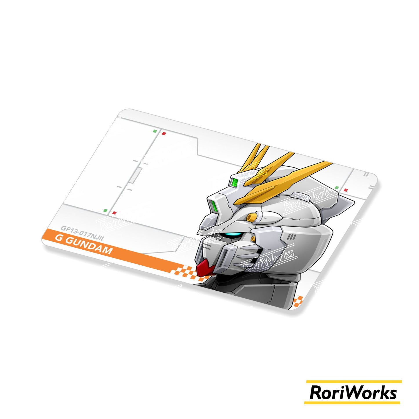 Stiker Kartu - God Gundam Head