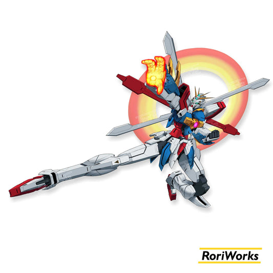 Stiker God Gundam