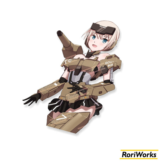 Stiker Gourai | Frame Arms Girl