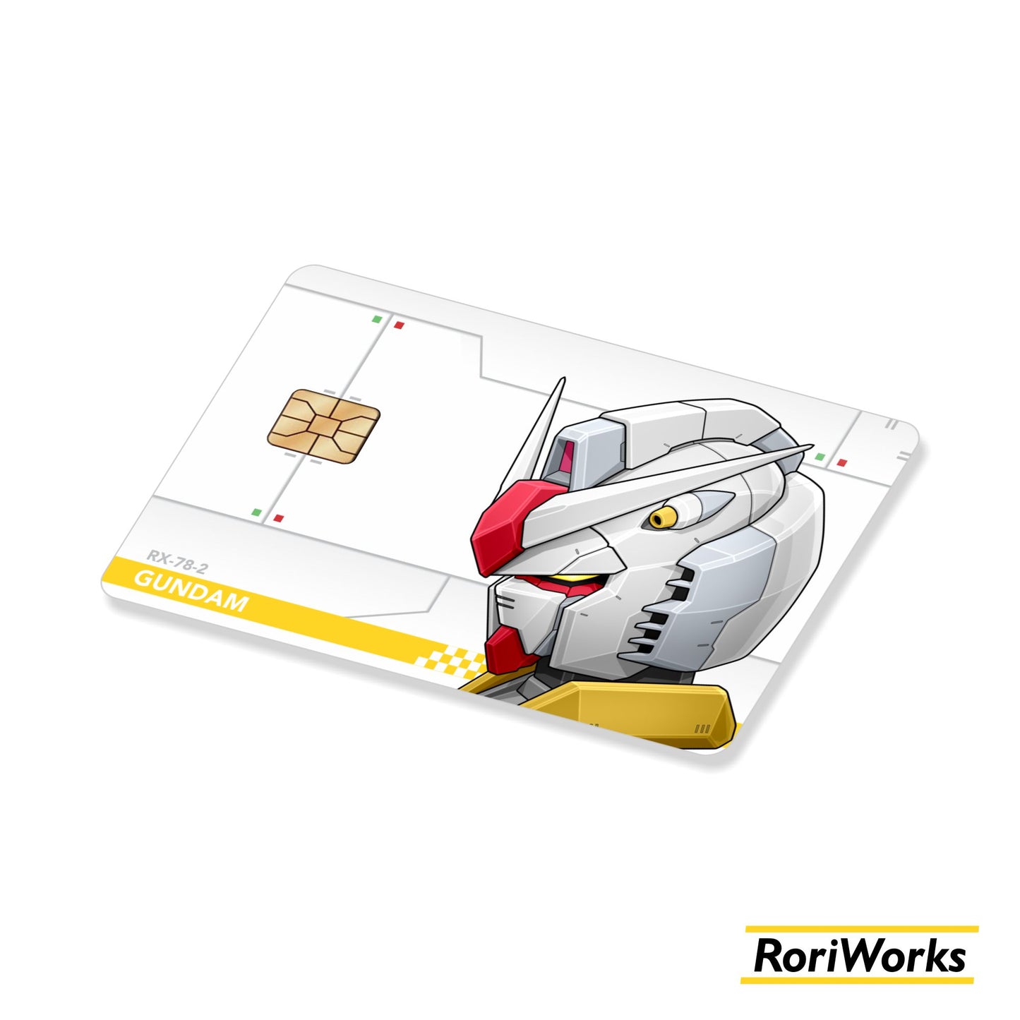 Stiker Kartu - RX-78-2 Gundam Head