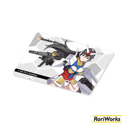 Stiker Kartu - RX-78-2 Gundam (Mecha Musume)