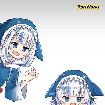 Stiker Intip Gura Gawr | Hololive