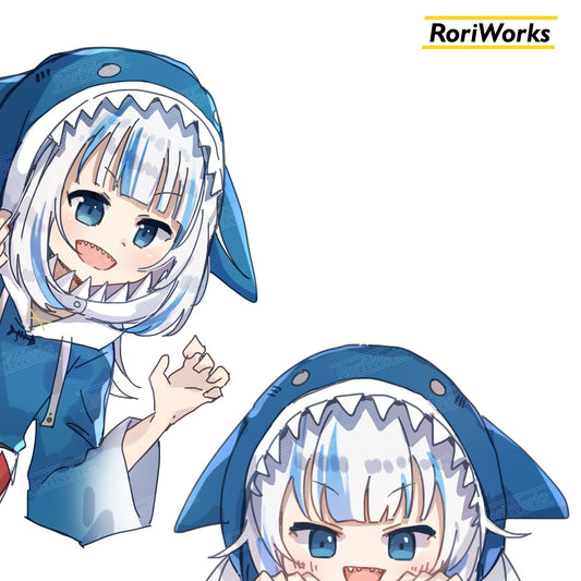 Stiker Intip - Gura Gawr