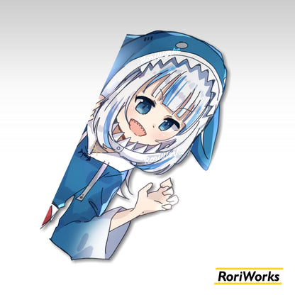 Stiker Intip Gura Gawr | Hololive