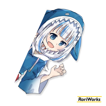 Stiker Intip - Gura Gawr