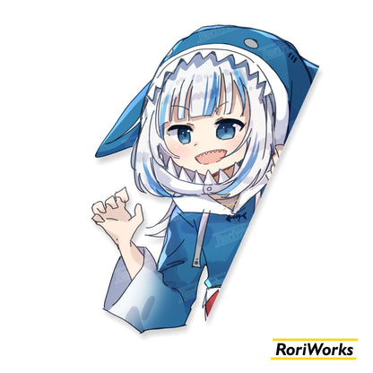 Stiker Intip - Gura Gawr
