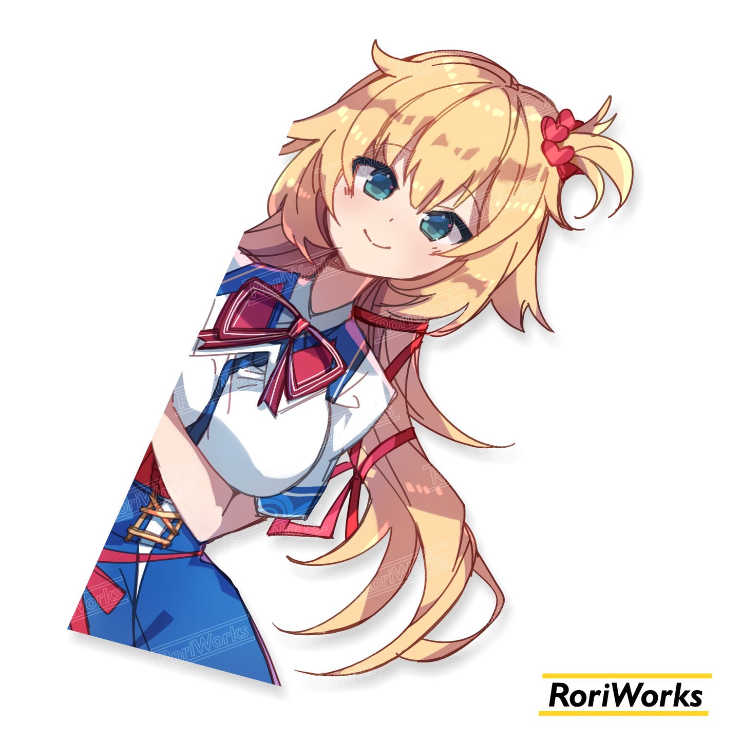 Stiker Intip - Haato Akai
