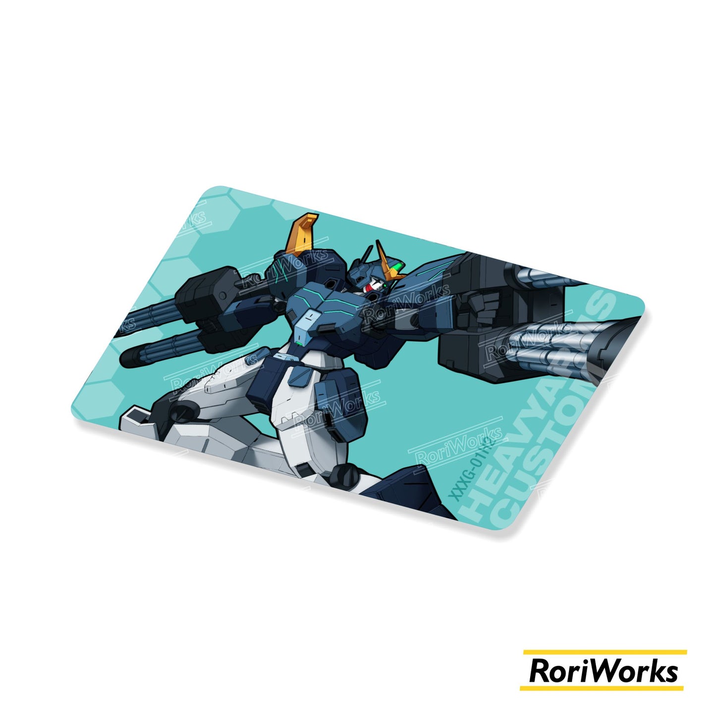 Stiker Kartu - Gundam Heavyarms Custom (Endless Waltz)