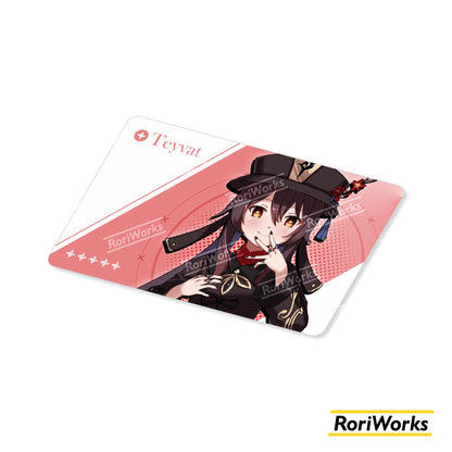 Stiker Kartu - Hu Tao