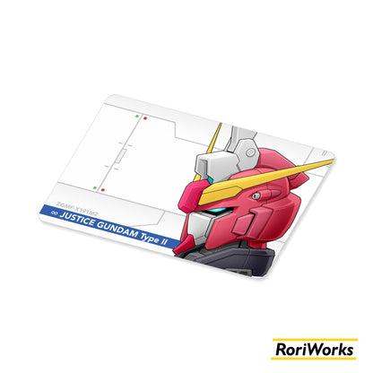 Stiker Kartu - ∞ Justice Gundam Type II Head