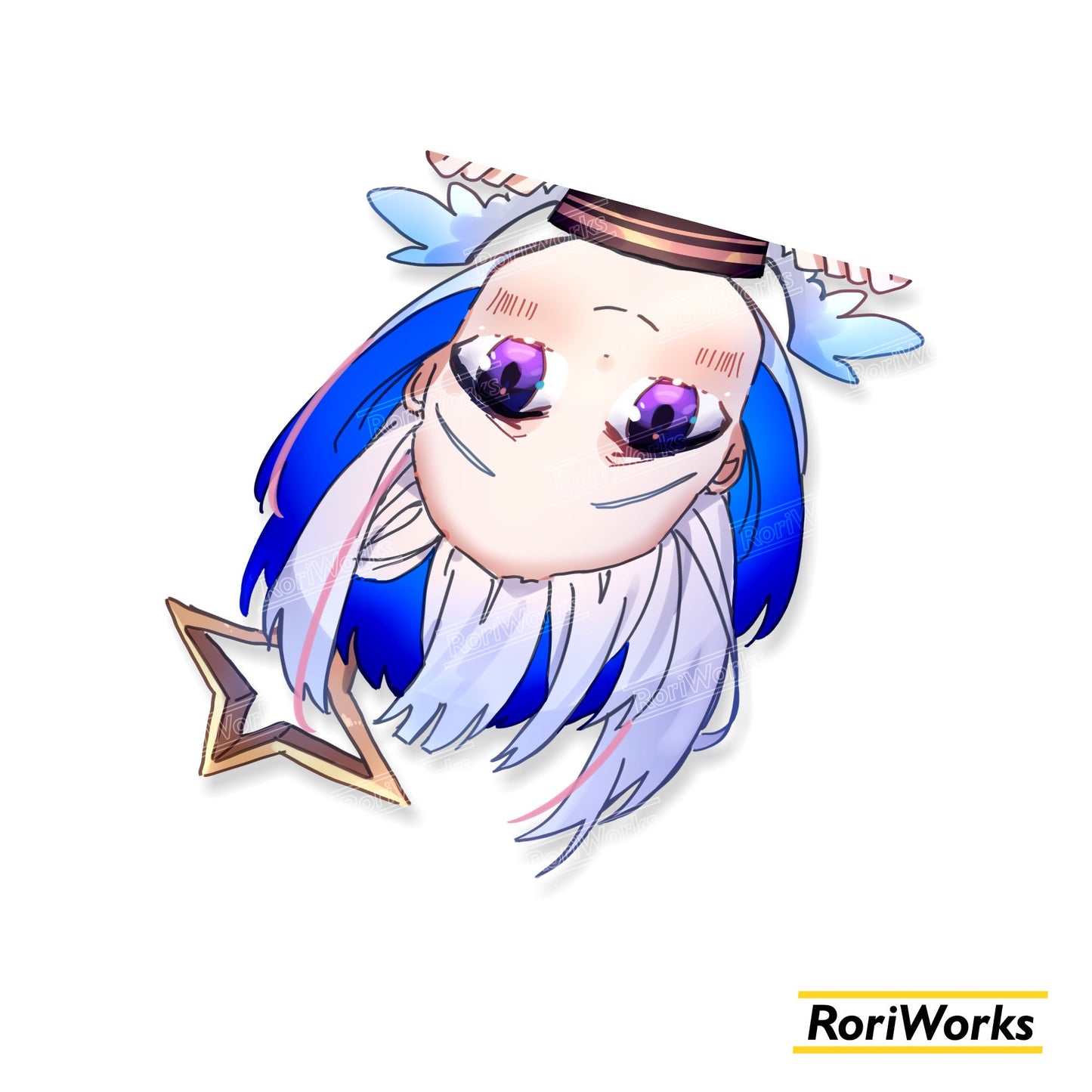 Stiker Intip - Kanata Amane
