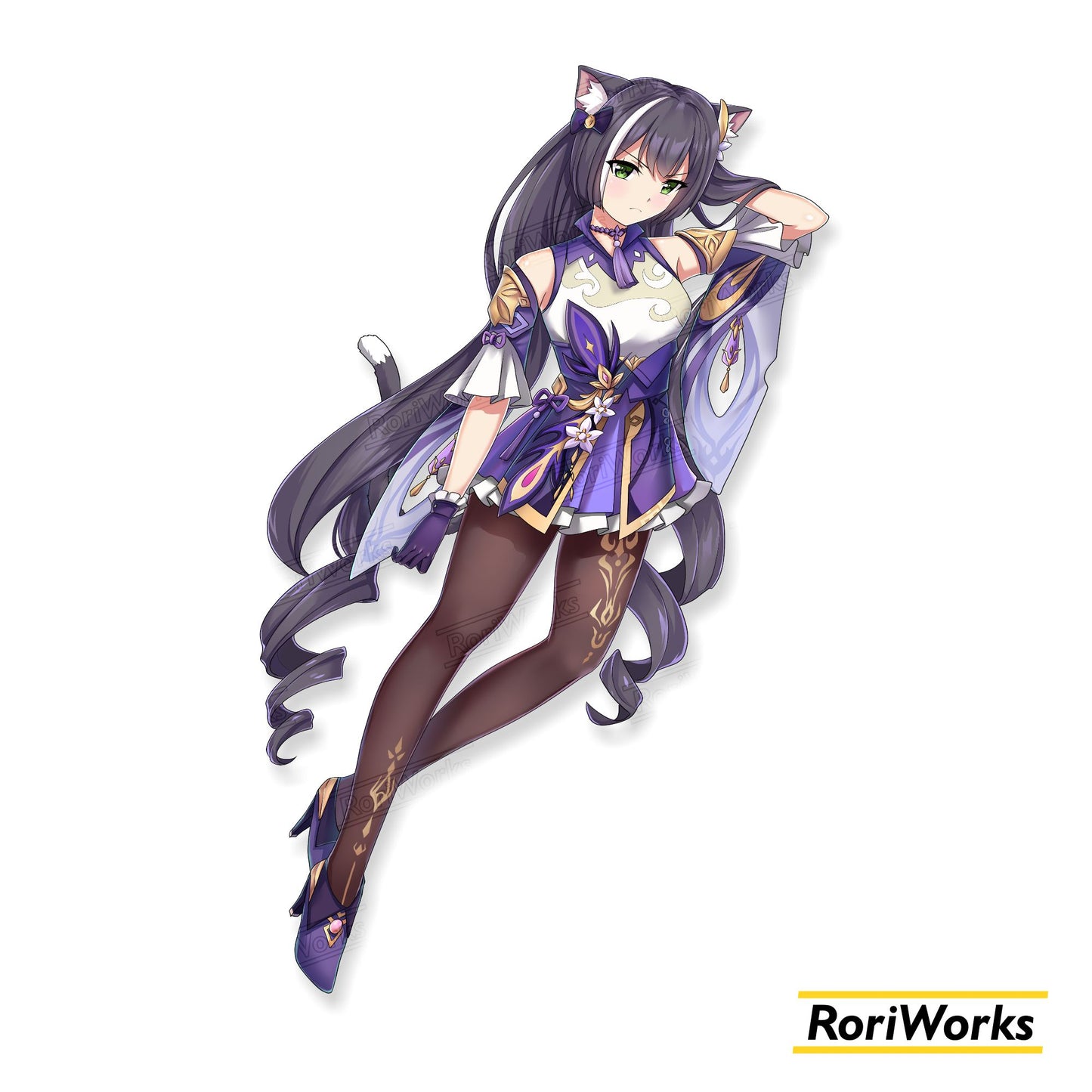 Stiker - Karyl x Keqing