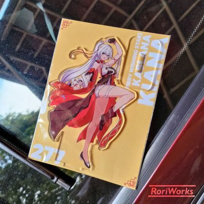 Standee - Kiana Kaslana (Ba Dum! Fiery Wishing Star)