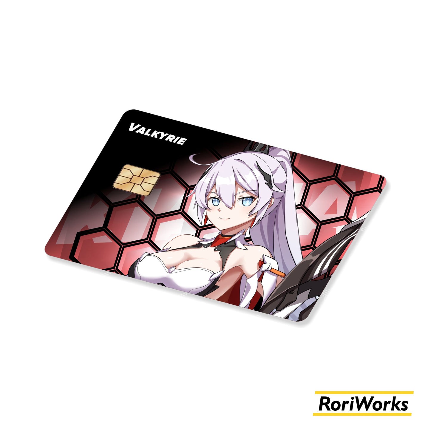Stiker Kartu - Kiana Kaslana (Herrscher of Flamescion)
