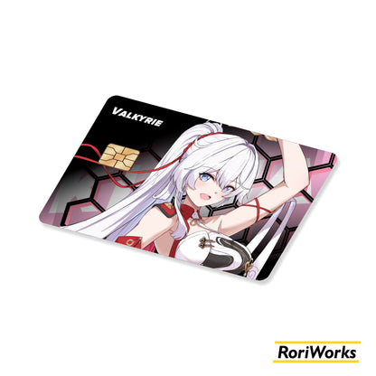 Stiker Kartu - Kiana Kaslana (Ba Dum! Fiery Wishing Star)
