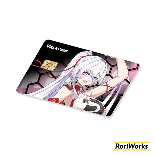 Stiker Kartu - Kiana Kaslana (Ba Dum! Fiery Wishing Star)