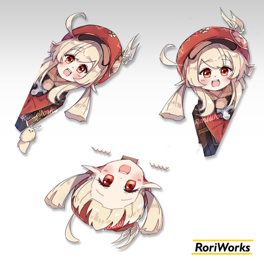 Stiker Intip Klee | Genshin Impact