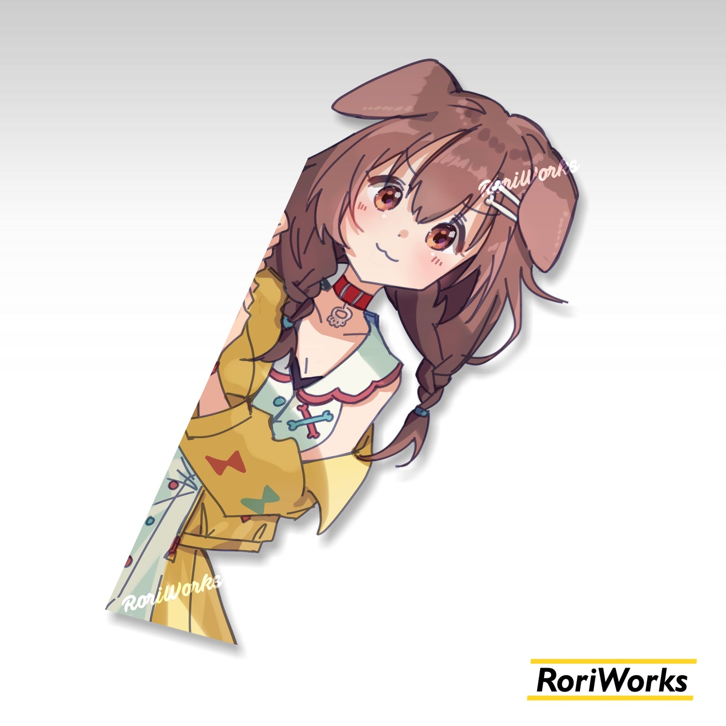 Stiker Intip Korone Inugami | Hololive