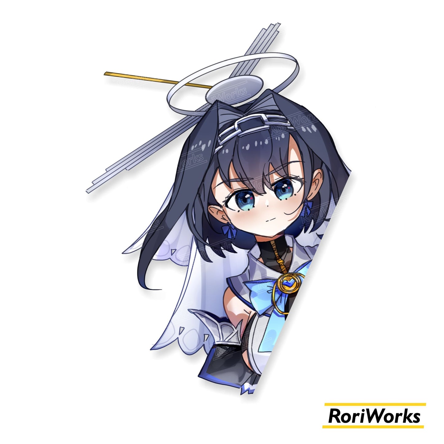 Stiker Intip - Kronii Ouro