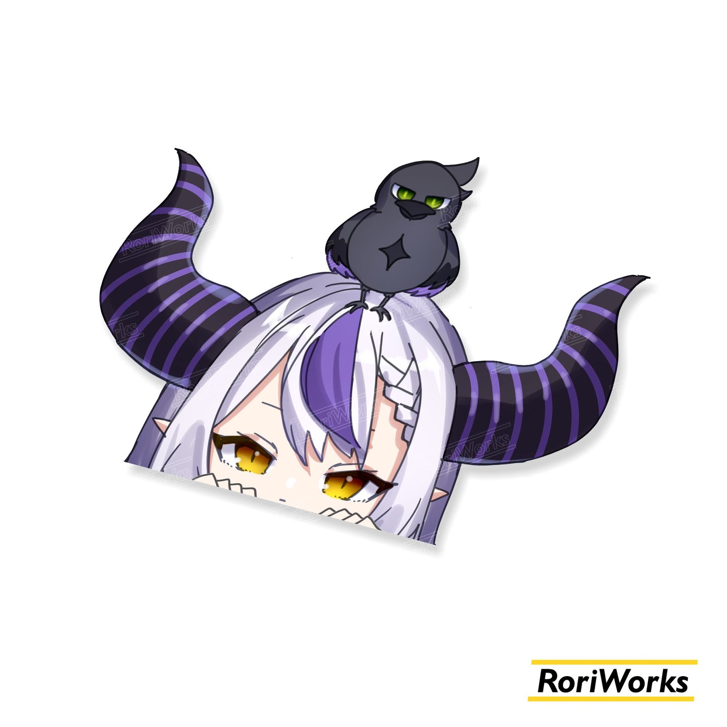 Stiker Intip - Laplus Darknesss