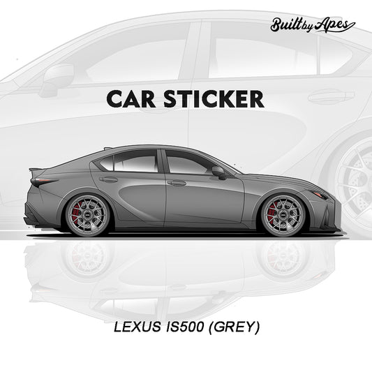 Stiker - Lexus IS 500 Grey
