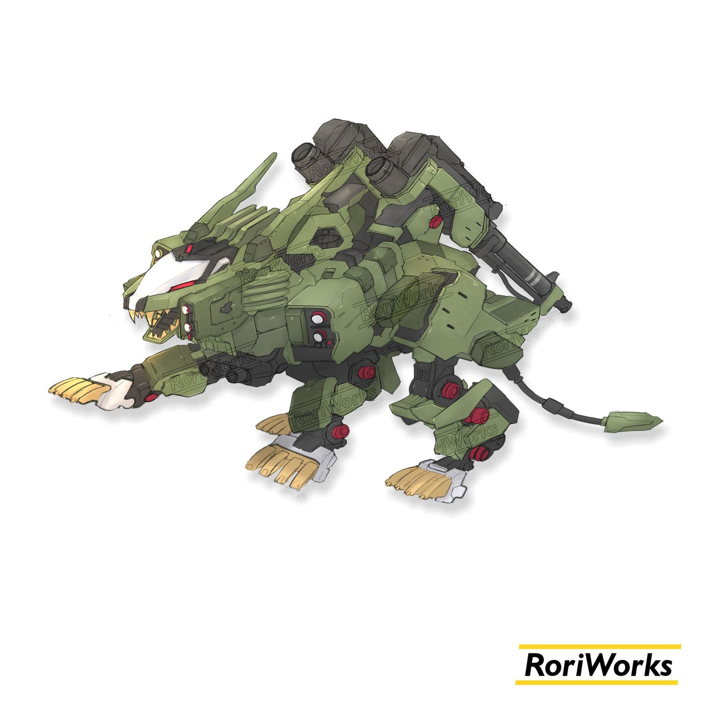 Stiker - Liger Zero Panzer