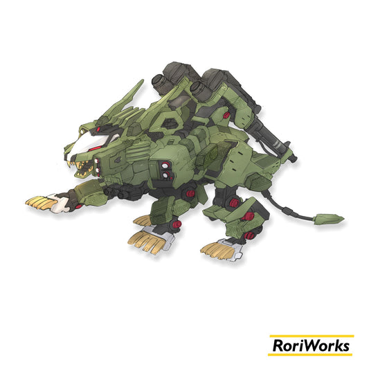 Stiker - Liger Zero Panzer