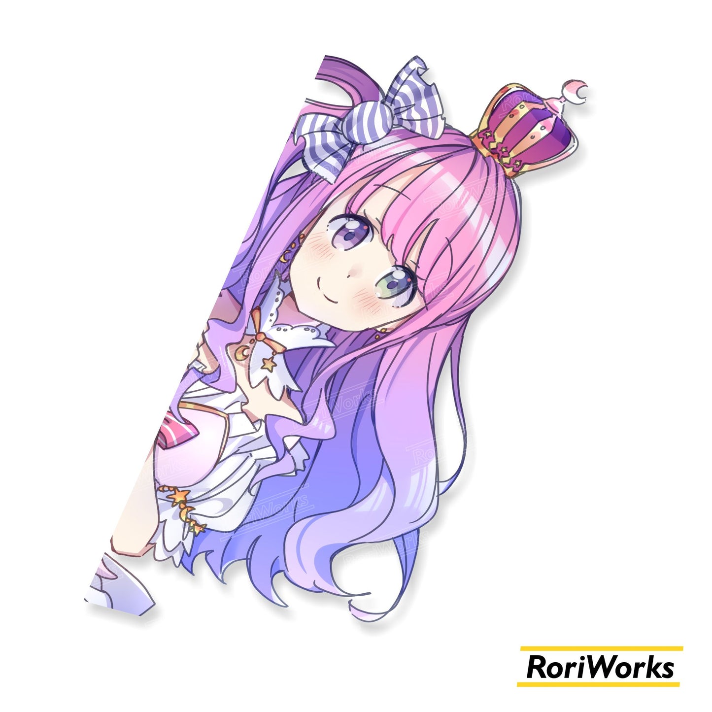 Stiker Intip - Luna Himemori